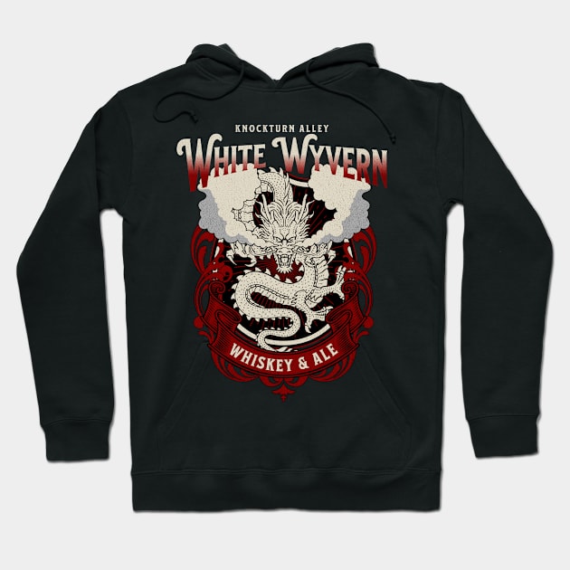 White Wyvern Pub for the Potterhead Drinkers Hoodie by Joaddo